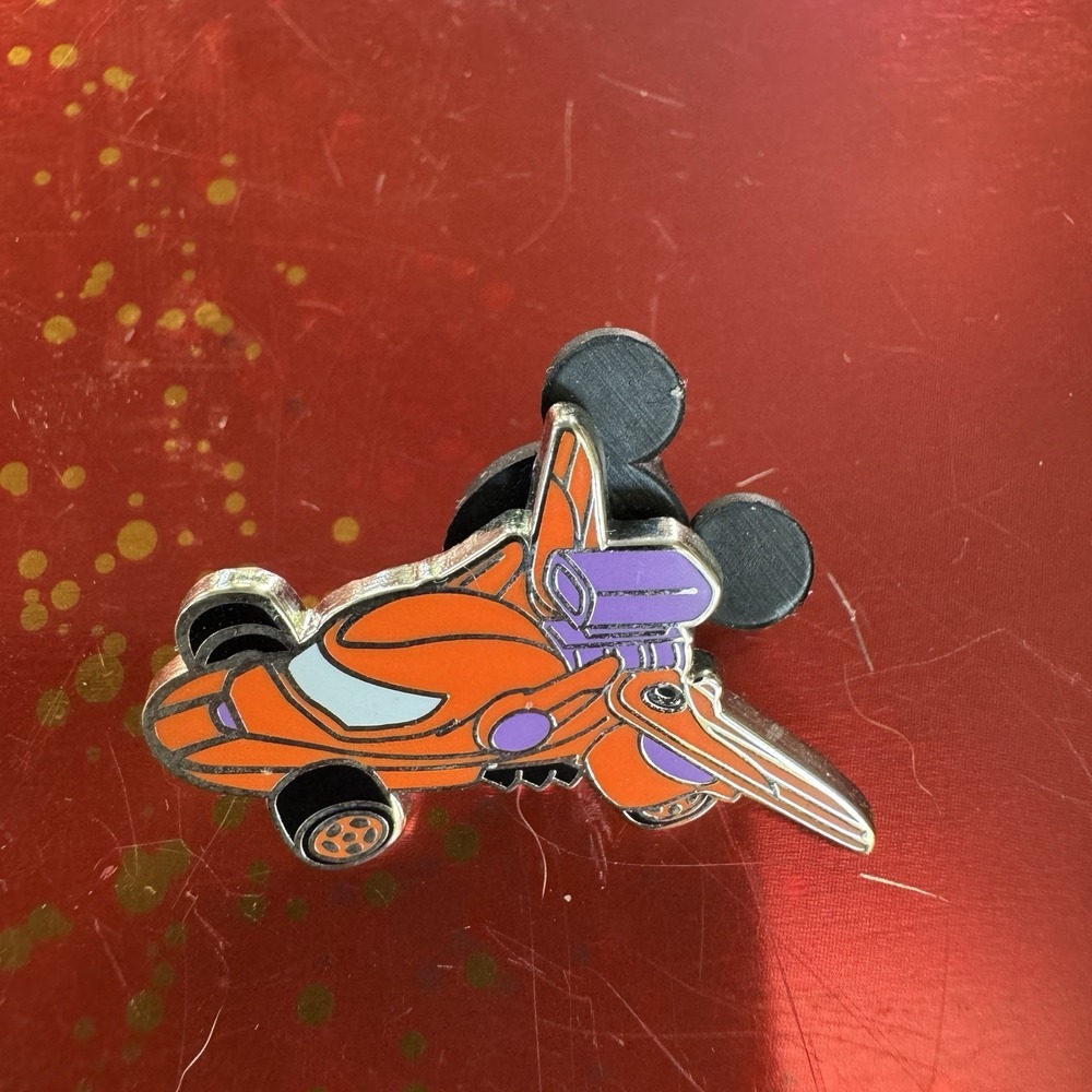 Disney Pin Big Hero 6 Baymax Flying Car Disney Racers Mystery Set Authentic